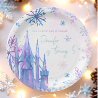 Winter Wonderland Snowflakes Girl Snow Birthday