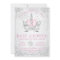 Winter Wonderland Snowflakes Unicorn Baby Shower