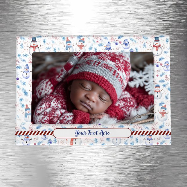 Winter Wonderland Snowman  Magnetic Frame (Creator Uploaded)