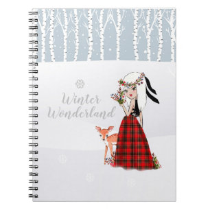 Winter Wonderland spiral Notebook