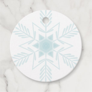 winter wonderland SWEET 16 thank you favor tag 2