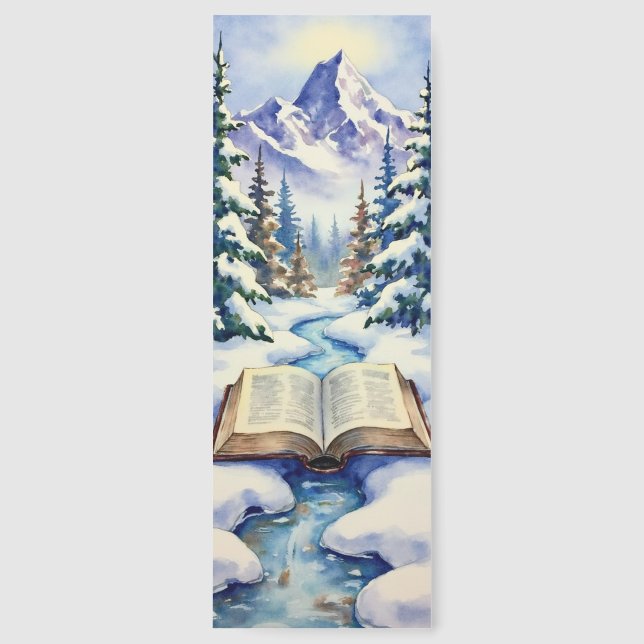 Winter Wonderland Tales – Scenic Bookmark (Front)