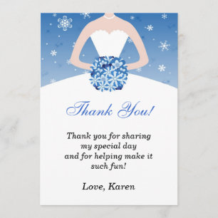Winter Wonderland Thank You Card