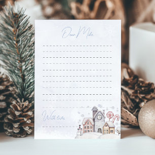 Winter Wonderland Time Capsule Note Message Card