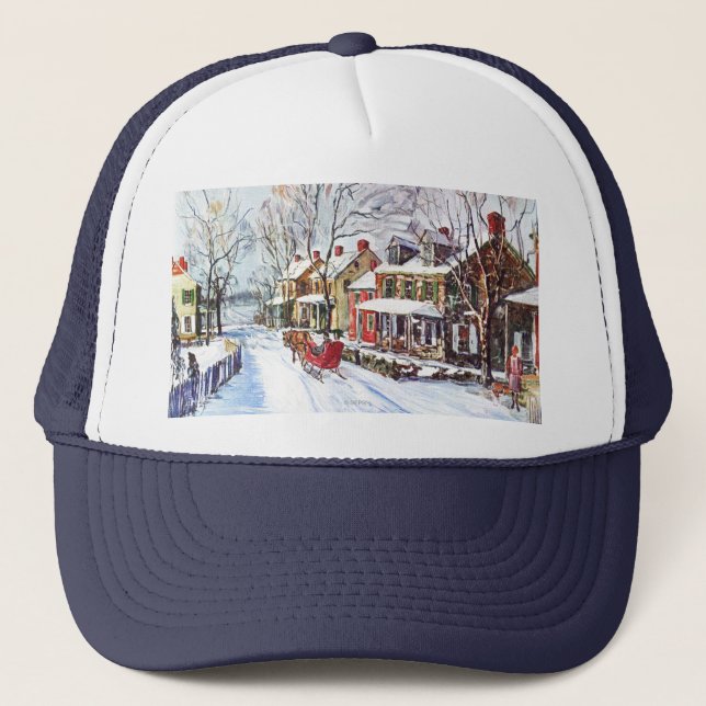 Winter Wonderland Trucker Hat (Front)