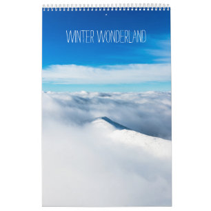 Winter wonderland v2 landscape photo calendar