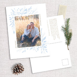 Winter Wonderland Vertical Holiday Photo Postcard