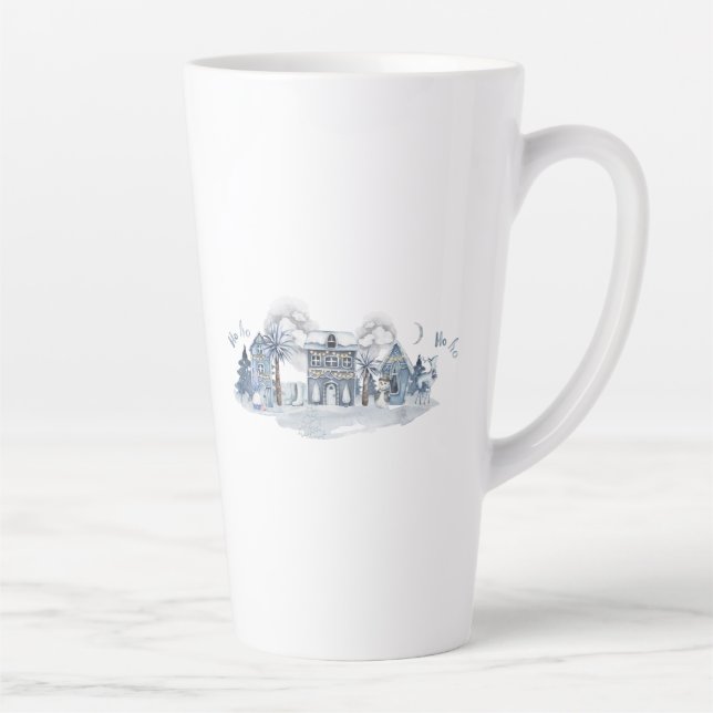 Winter Wonderland Village Latte Mug (Right)