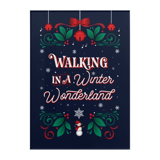 Winter Wonderland Wall Decorations  Winter  Wonderland  Wall  Art  10x14 Zazzle com