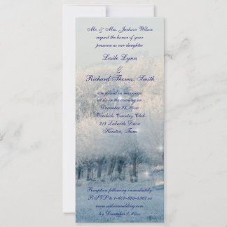 Winter Wonderland Wedding Invitation