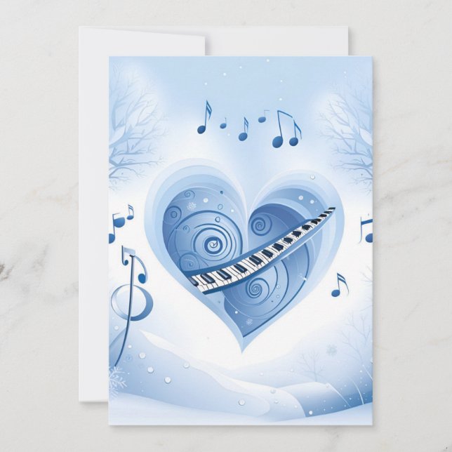 Winter Wonderland Wedding Invitations (Front)
