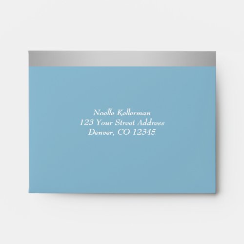 Winter Wonderland Wedding RSVPlg A2 Envelope