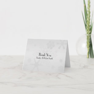 Winter Wonderland Wedding Thank You