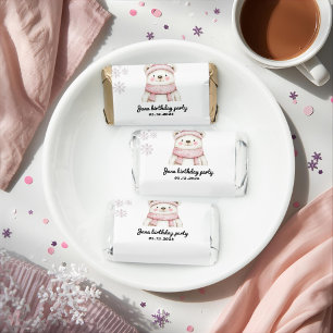 Winter Wonderland White Bear Birthday Hershey's Miniatures