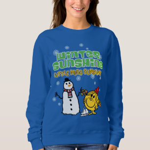 Winter Wonderland with Little Miss Sunshine Sweatshirt