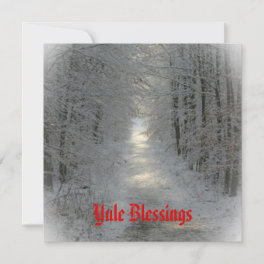 Winter Wonderland Yule/Winter Solstice Holiday Card