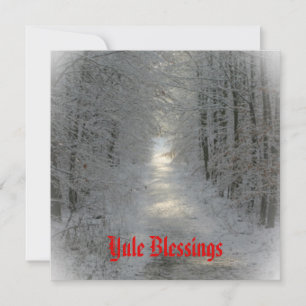 Winter Wonderland Yule/Winter Solstice Holiday Card