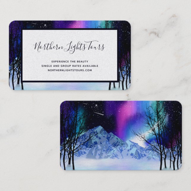 Winter Wonderlights Business Card (Front/Back)