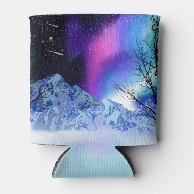 Winter Wonderlights Can Cooler (Front)