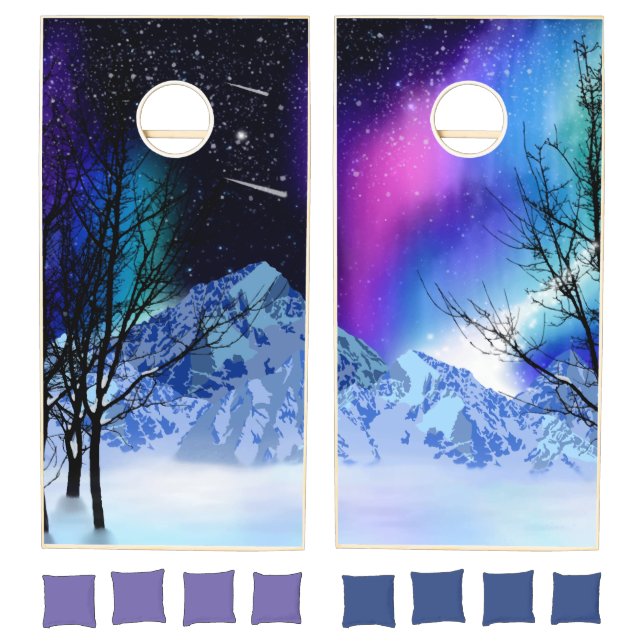 Winter Wonderlights Cornhole Set (Set)
