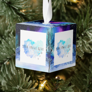 Winter Wonderlights Cube Ornament