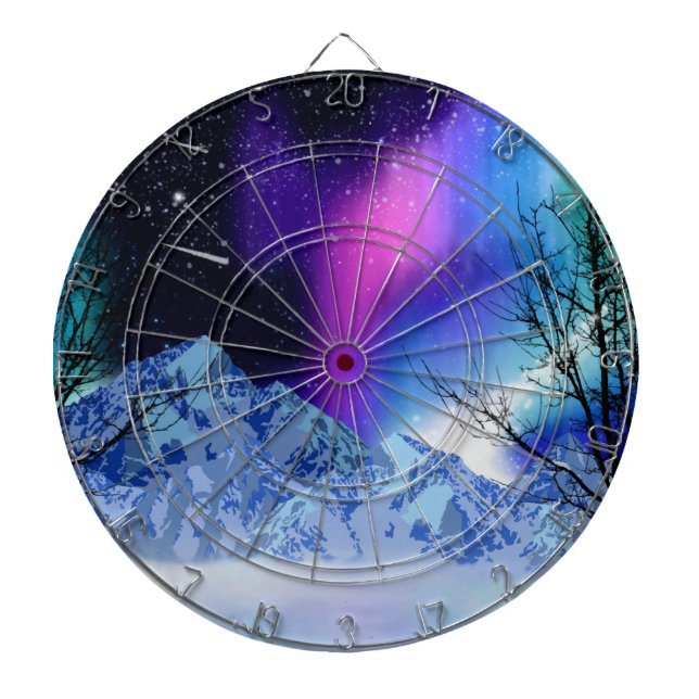 Winter Wonderlights Dart Board (Front)