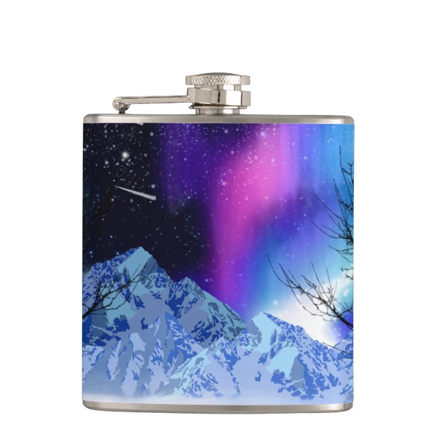 Winter Wonderlights Flask (Front)