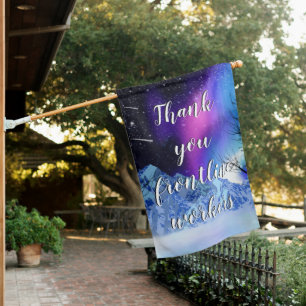 Winter Wonderlights House Flag