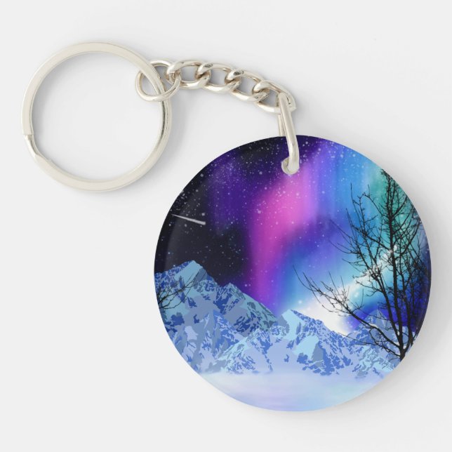 Winter Wonderlights Keychain (Front)