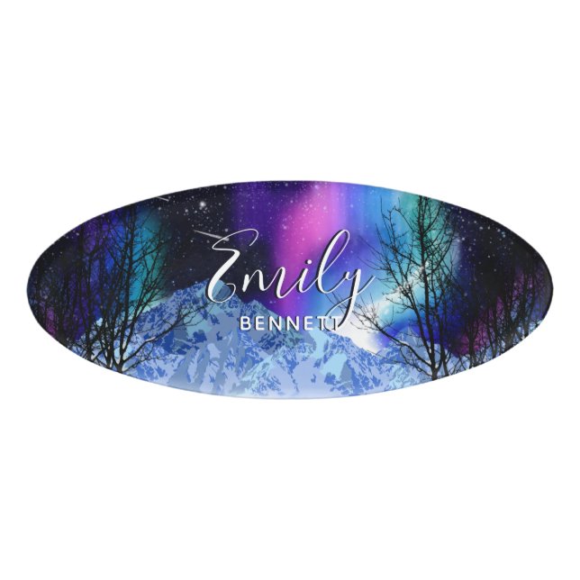 Winter Wonderlights Name Tag (Front)
