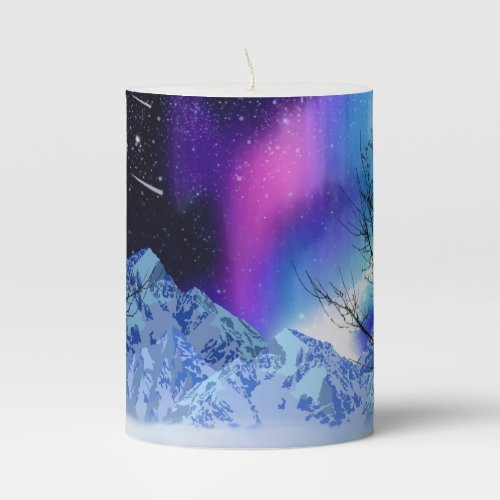 Winter Wonderlights Pillar Candle