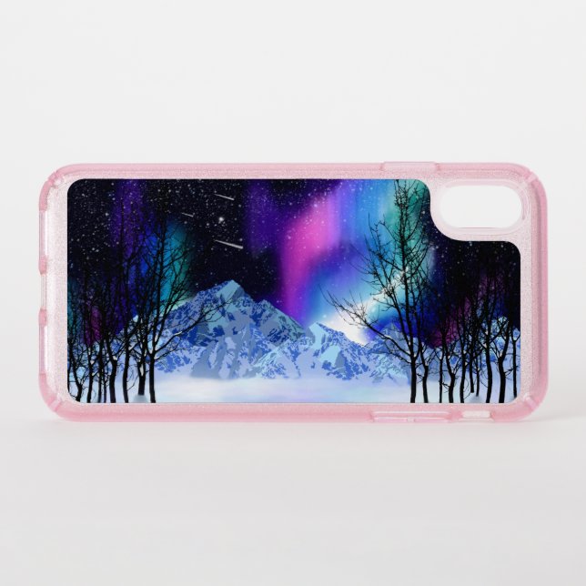 Winter Wonderlights Speck iPhone Case (Front (Horizontal))