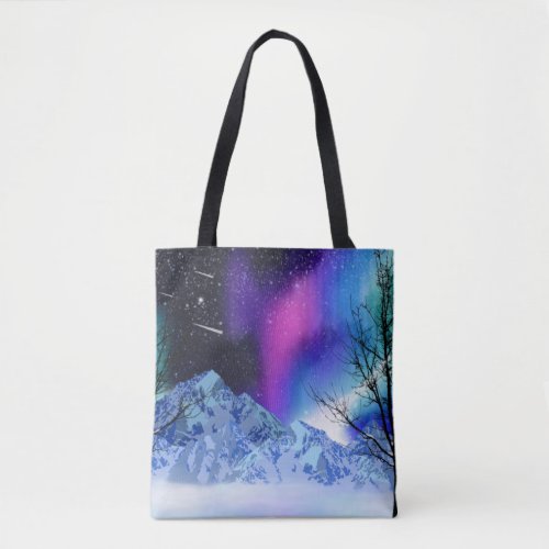 Winter Wonderlights Tote Bag