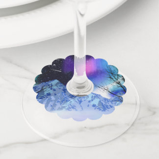 Winter Wonderlights Wine Glass Tag