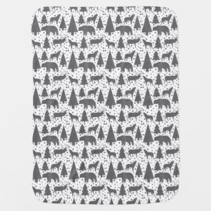 Winter Woodland Baby Blanket