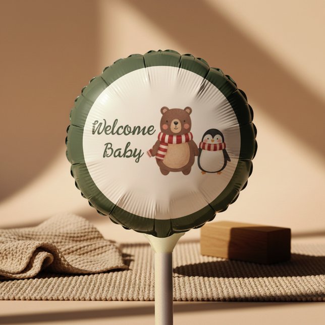 Winter Woodland Baby Shower Balloons (Creator Uploaded)