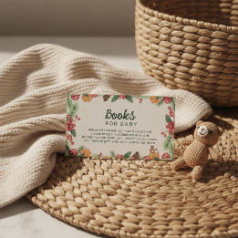 Winter Woodland Baby Shower Enclosure Card