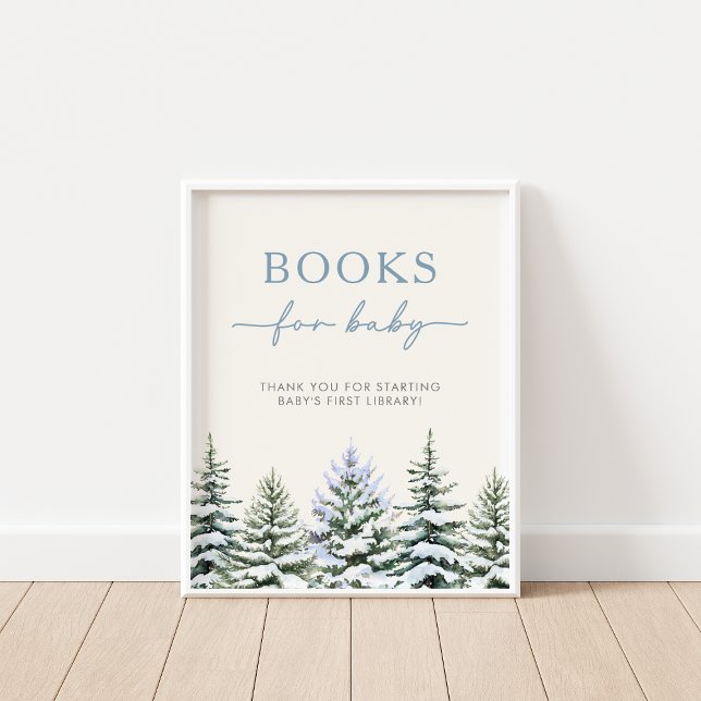 Winter Woodland Books for Baby Sign (Creator Uploaded)