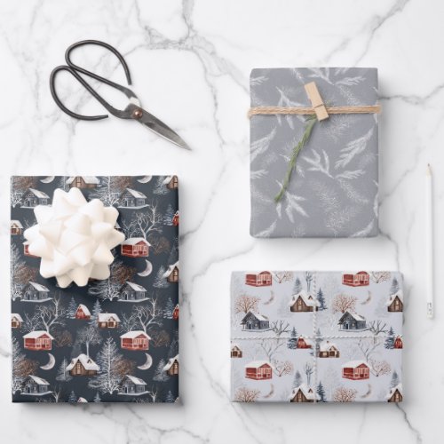 Winter Woodland Collection Wrapping Paper Sheets