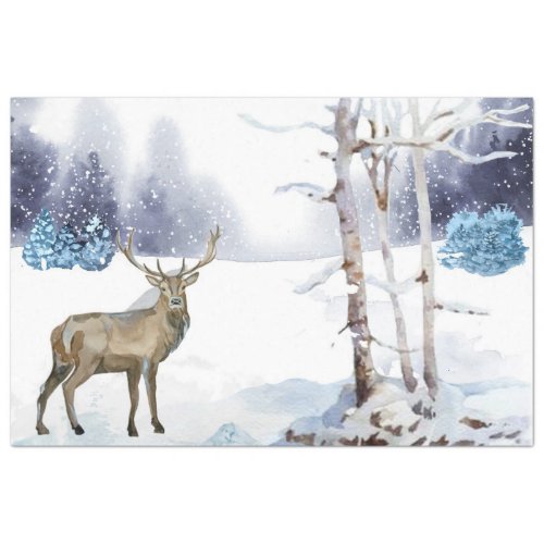 Winter Woodland Emphemera Series Design 1 Tissue Paper