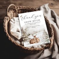 Winter Woodland Oh Deer Theme Baby Boy Shower