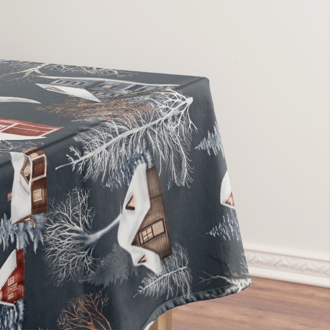 Winter Woodland Pattern  Tablecloth (In Situ)