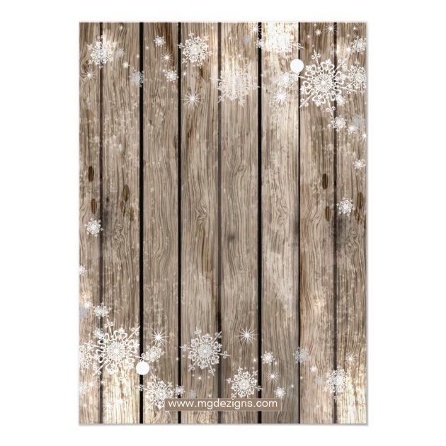 Winter Woodland Pine Holiday Party Invitation