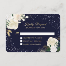 Winter Woodland RSVP Cards