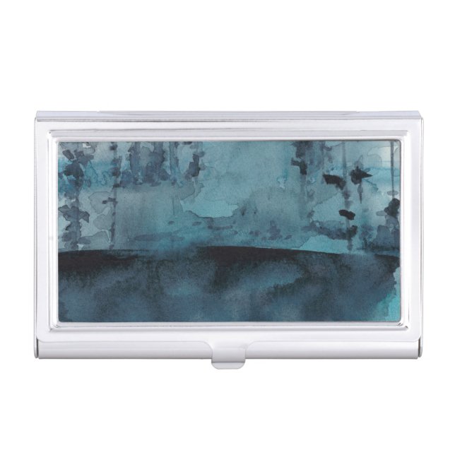 Winter Woods Business Card Case (Front)