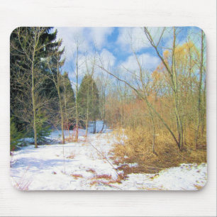 Winter Woods Mouse Pad