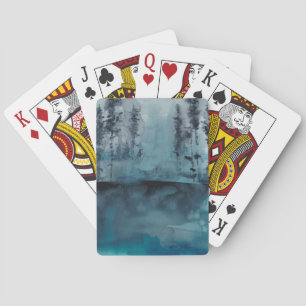 Winter Woods Poker Cards