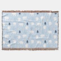 Winter Woods Polar Bears