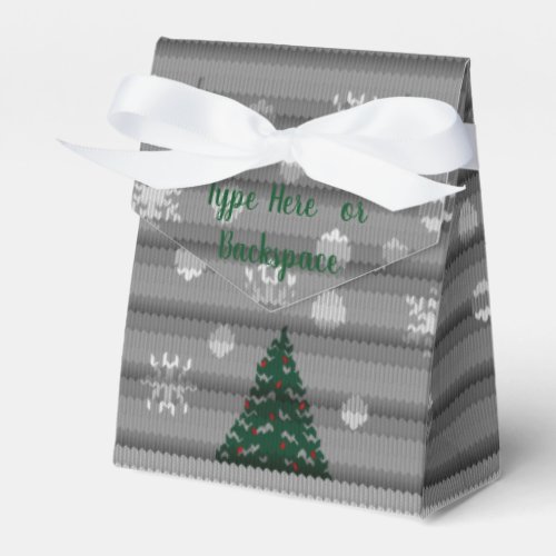 Winter Wool Gift Box Personalized Holiday Boxes