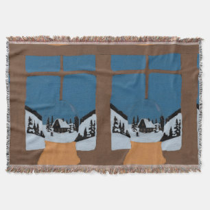 Winter Woven Blanket - Snow Globe
